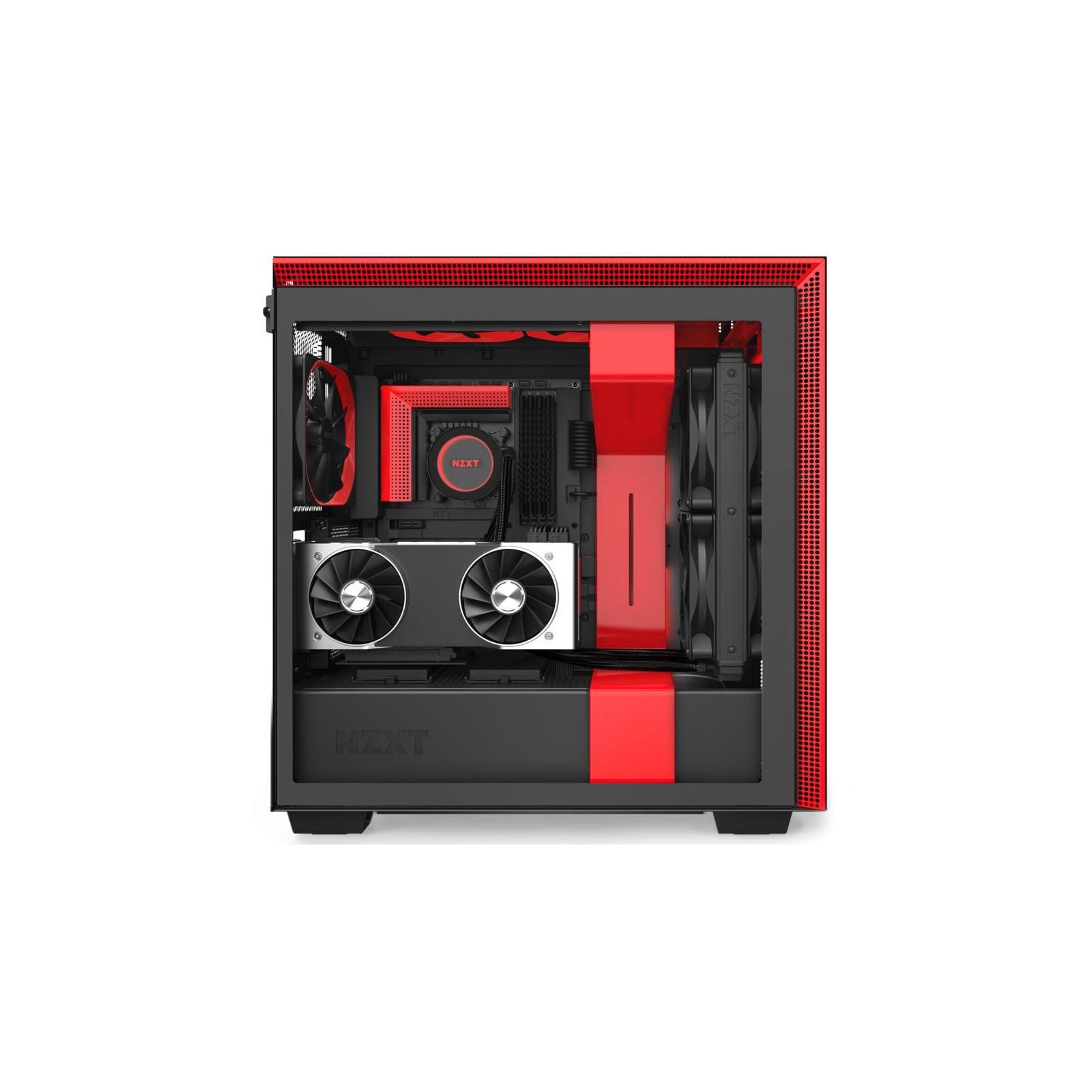 Корпус NZXT H710i Black/Red (CA-H710i-BR) изображение 12
