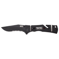Нож SOG Trident Elite Black Blade Serrated (TF106-BX)