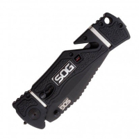 Нож SOG Trident Elite Black Blade Serrated (TF106-BX) изображение 3