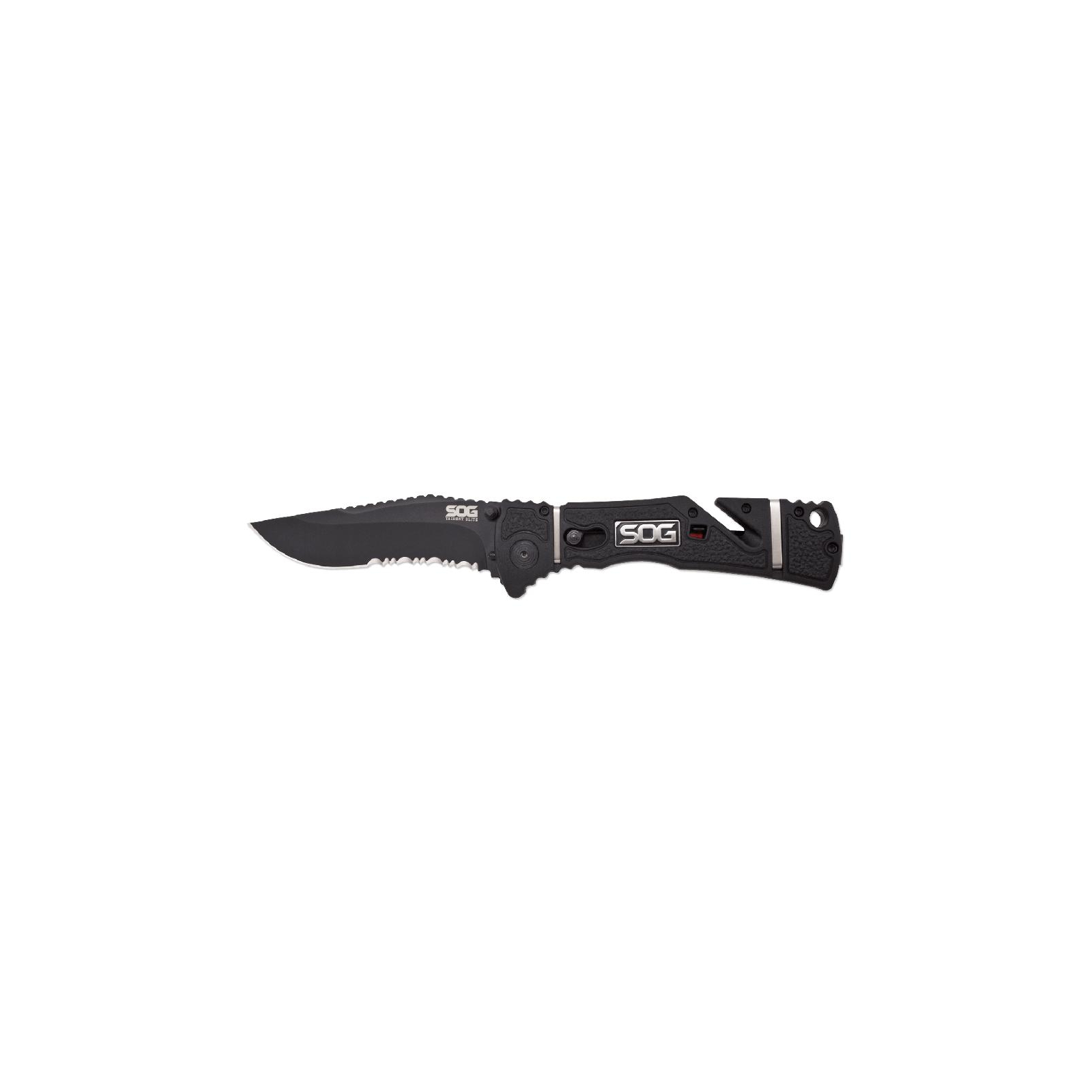 Нож SOG Trident Elite Black Blade Serrated (TF106-BX)