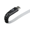 Дата кабель USB 2.0 AM to Type-C 1.0m Flat fabric urban, grey 2E (2E-CCTT-1MGR) зображення 3