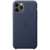 Чехол для мобильного телефона Apple iPhone 11 Pro Leather Case - Midnight Blue (MWYG2ZM/A)