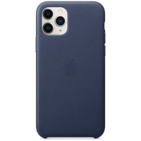 Чехол для мобильного телефона Apple iPhone 11 Pro Leather Case - Midnight Blue (MWYG2ZM/A) изображение 2