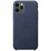 Чехол для мобильного телефона Apple iPhone 11 Pro Leather Case - Midnight Blue (MWYG2ZM/A) изображение 3