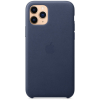 Чехол для мобильного телефона Apple iPhone 11 Pro Leather Case - Midnight Blue (MWYG2ZM/A) изображение 4