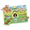 Развивающая игрушка Melissa&Doug Рамка-вкладыш Домашние животные 8 эл (MD19053) изображение 3