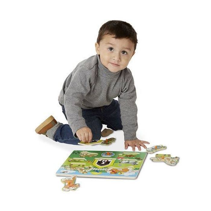Развивающая игрушка Melissa&Doug Рамка-вкладыш Домашние животные 8 эл (MD19053) изображение 4