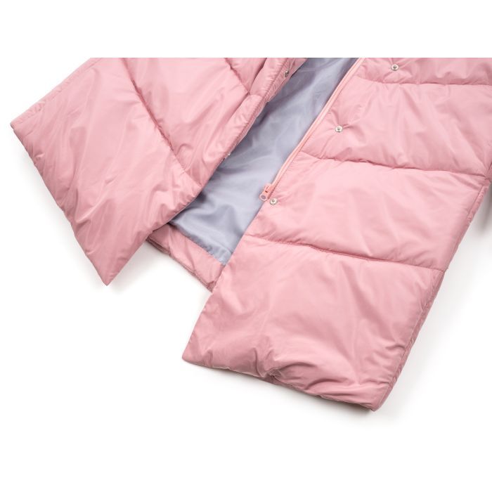 Куртка детская Cvetkov удлиненная (1611-152G-pink) изображение 4
