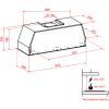 Вытяжка кухонная Weilor PPE 8230 SS 1000 LED изображение 10