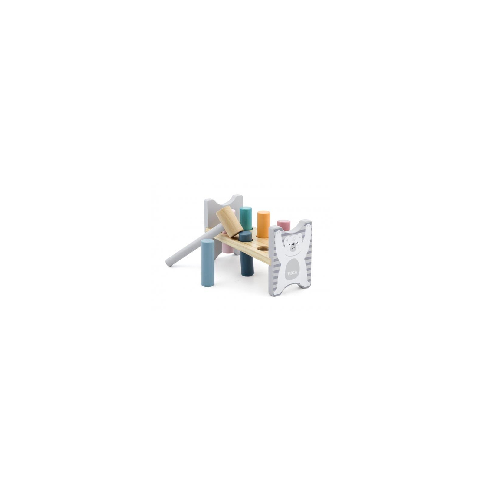 Развивающая игрушка Viga Toys PolarB Забей гвоздик (44009) изображение 2