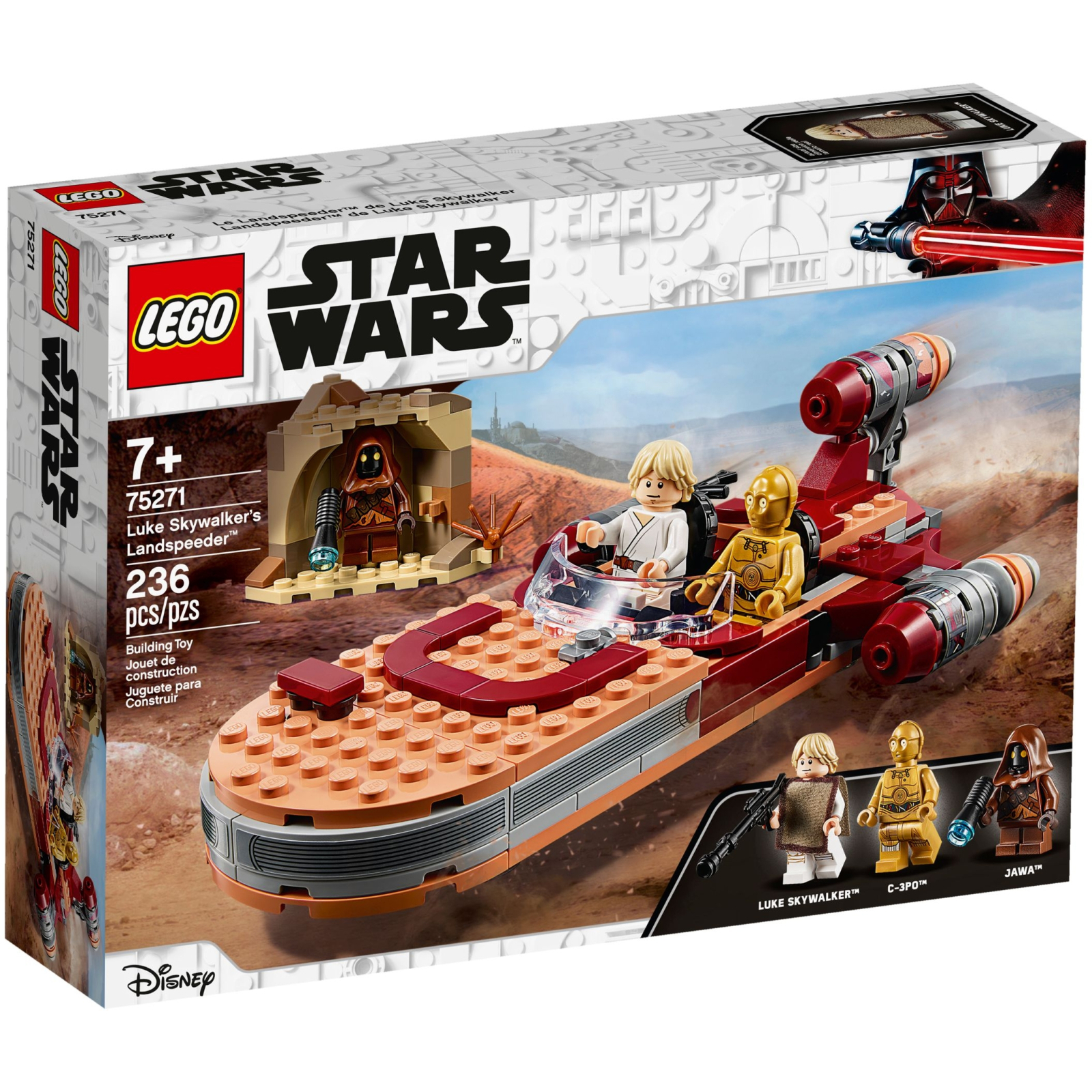 Конструктор LEGO Star Wars Спидер Люка Сайуокера 236 деталей (75271)