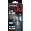 Дата кабель USB 2.0 AM to Type-C 1.0m USB09-03T PRO blue Defender (87817) зображення 3