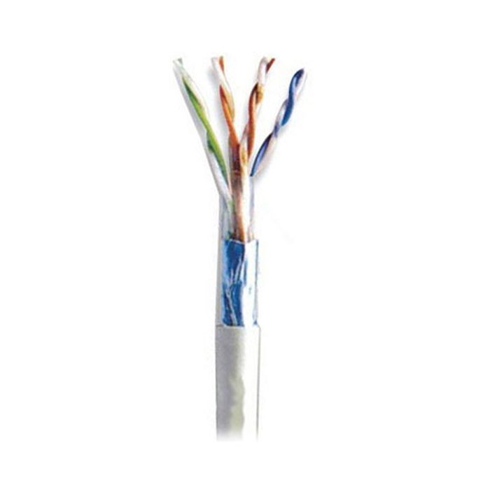 Кабель сетевой Kingda FTP 305м, cat 5e, CCA, 4 pairs, 24AWG, PVC, grey (KDFT8004-CCA)