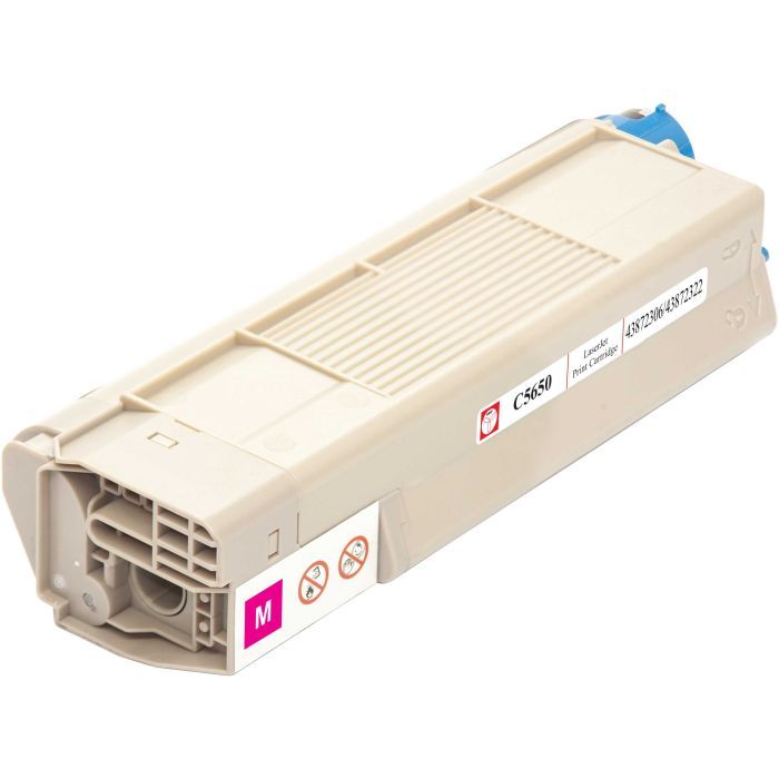 Тонер-картридж BASF OKI C5650/5750 Magenta 43872306/43872322 (KT-C5650M) изображение 3