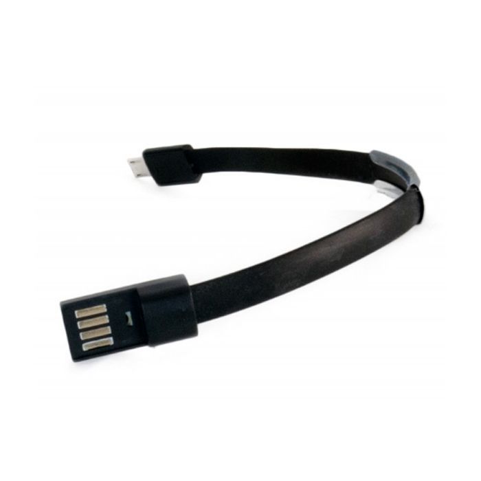 Дата кабель USB 2.0 AM to Micro 5P 0.2m браслет white Extradigital (KBU1781) зображення 4
