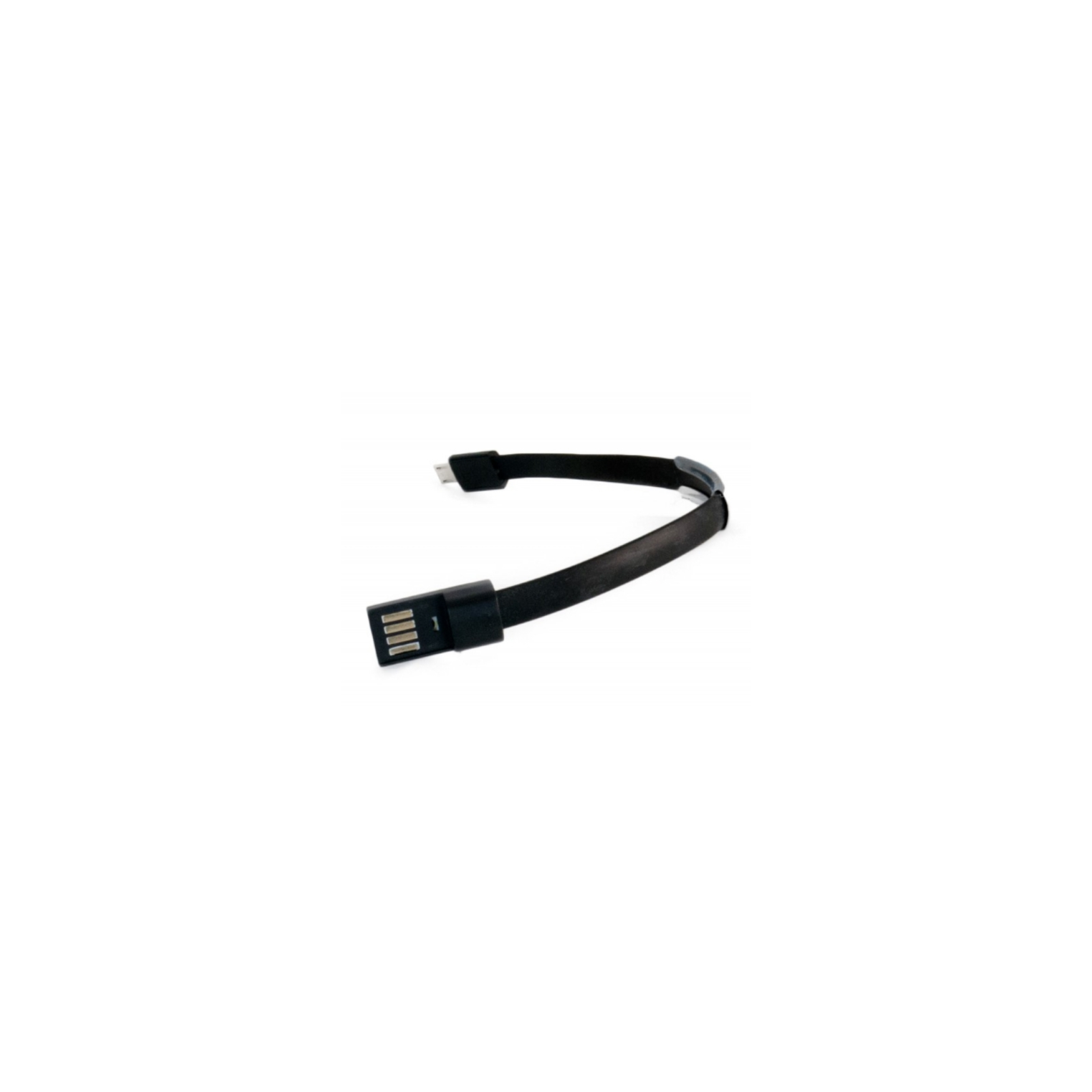 Дата кабель USB 2.0 AM to Micro 5P 0.2m браслет green Extradigital (KBU1782) изображение 4