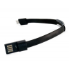 Дата кабель USB 2.0 AM to Micro 5P 0.2m браслет black Extradigital (KBU1783) зображення 4
