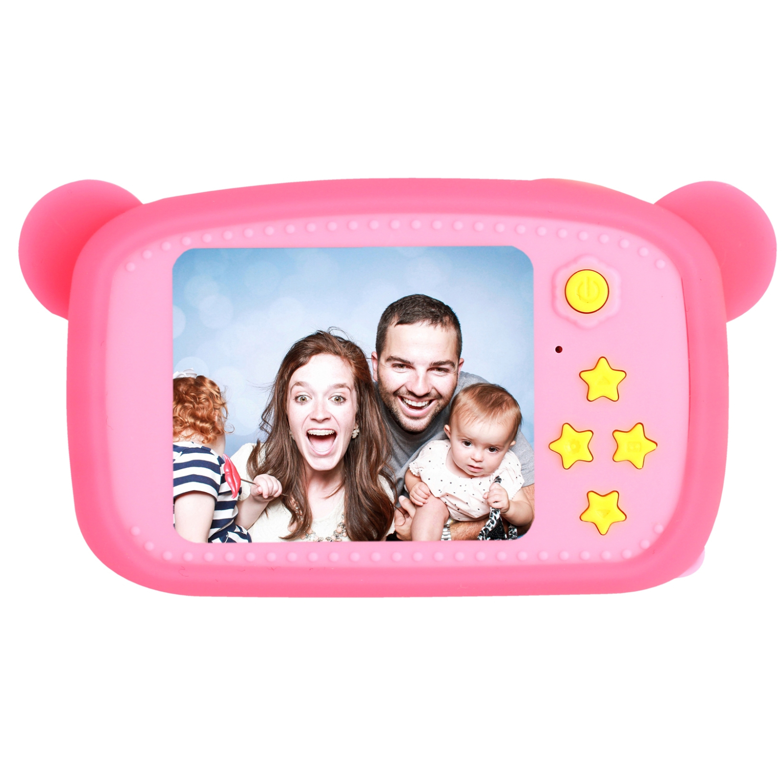 Інтерактивна іграшка XoKo Bear Цифровий дитячий фотоапарат рожевий (KVR-005-PN) зображення 2