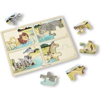 Пазл Melissa&Doug Мега 4 в 1 "Сафари" (MD9366) изображение 2