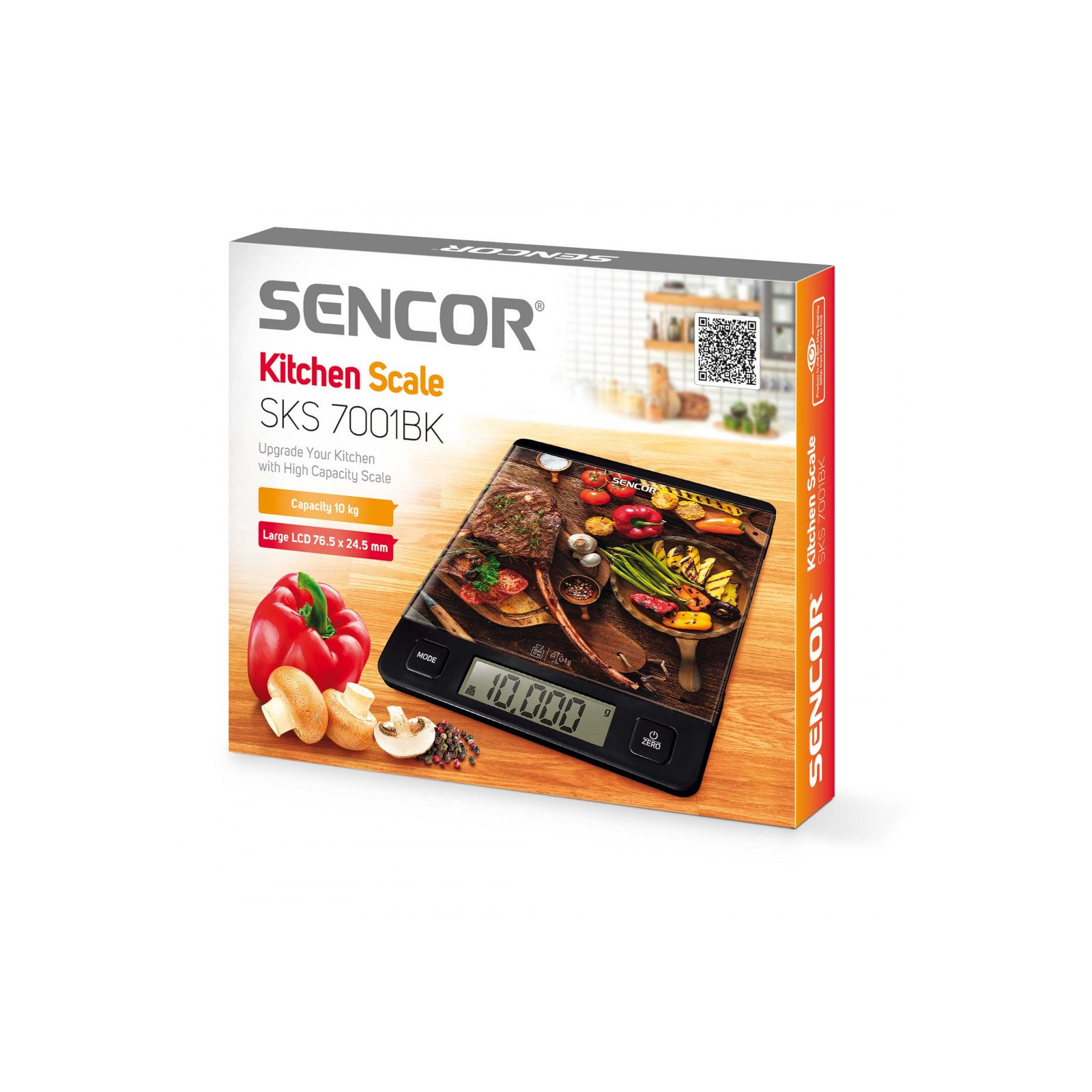 Ваги кухонні Sencor SKS 7001 BK (SKS7001BK) зображення 6