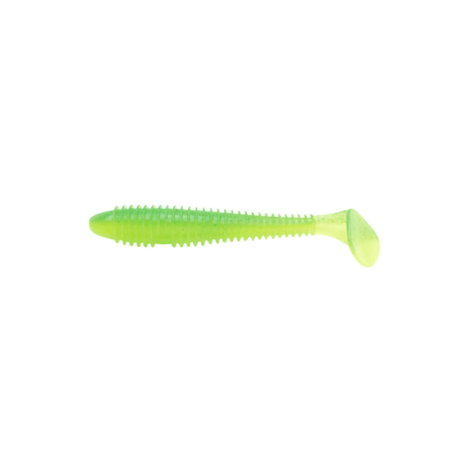 Силікон рибальський Keitech Swing Impact FAT 3.8" (6 шт/упак) ц:424 lime chartreuse (1551.00.86)