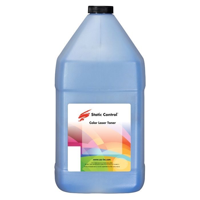 Тонер HP CLJ Enterprise M553 1кг cyan Static Control (HM553-1KG-COS)