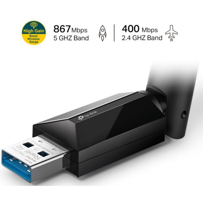 Сетевая карта Wi-Fi TP-Link ARCHER-T3U-PLUS изображение 3