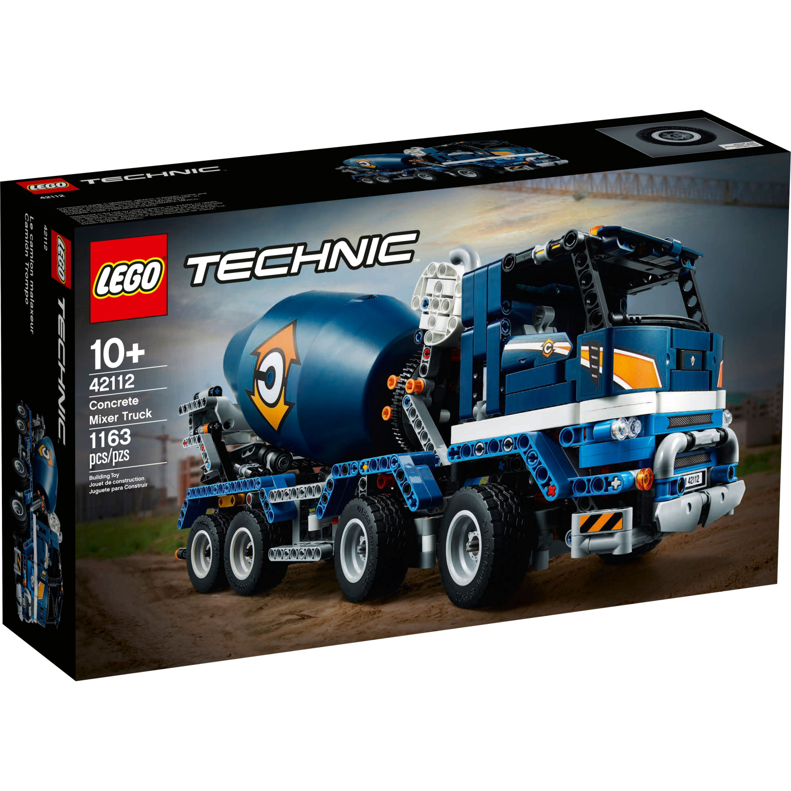 Конструктор LEGO Technic Бетономешалка 1163 деталей (42112)