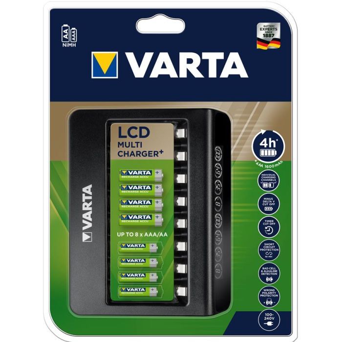 Зарядний пристрій для акумуляторів Varta LCD MULTI CHARGER PLUS (57681101401) зображення 4