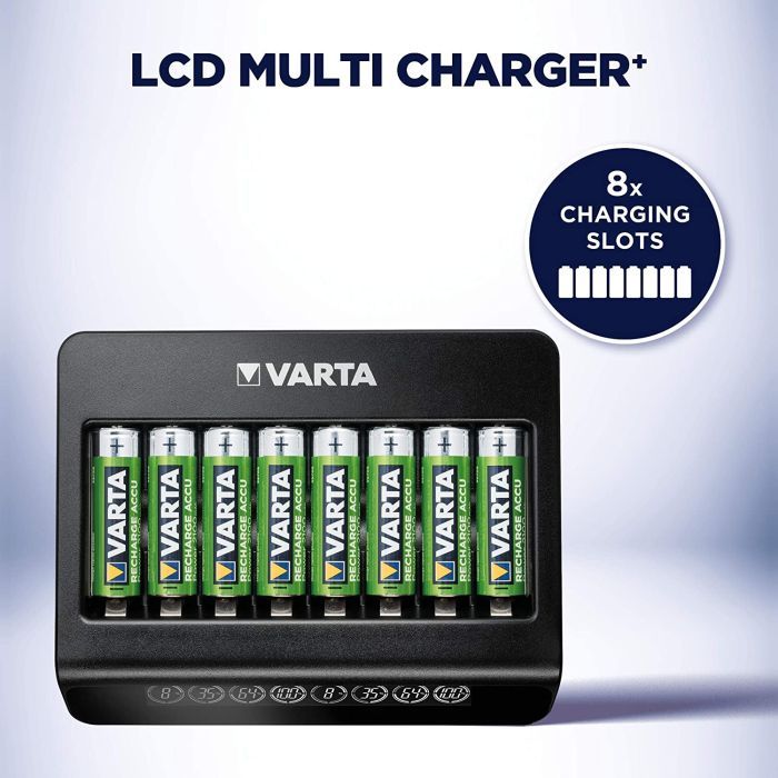 Зарядний пристрій для акумуляторів Varta LCD MULTI CHARGER PLUS (57681101401) зображення 7