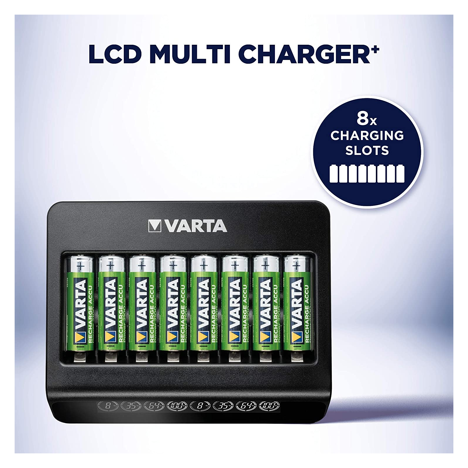 Зарядний пристрій для акумуляторів Varta LCD MULTI CHARGER PLUS (57681101401) зображення 7
