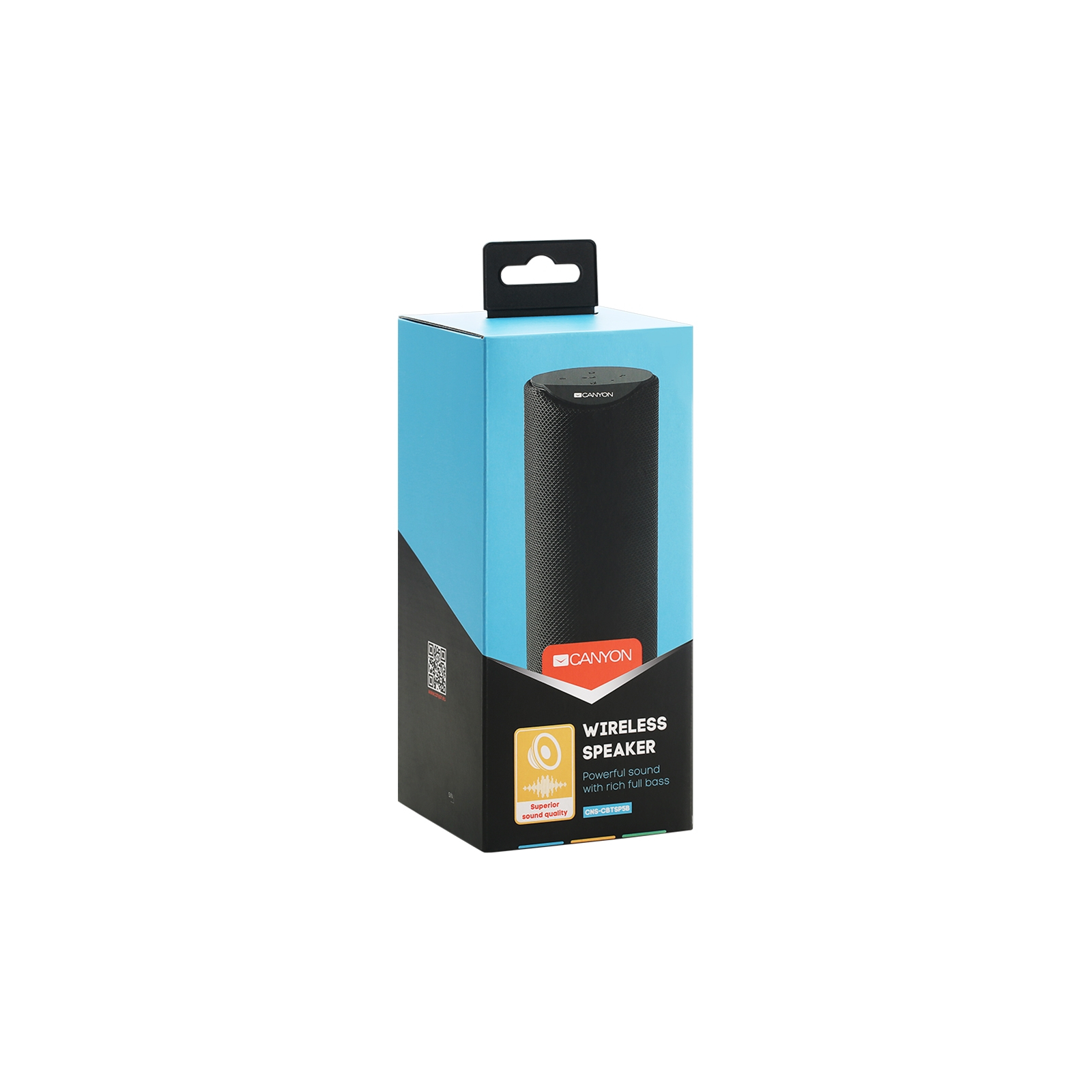 Акустическая система Canyon Portable Bluetooth Speaker Black (CNS-CBTSP5B) изображение 5