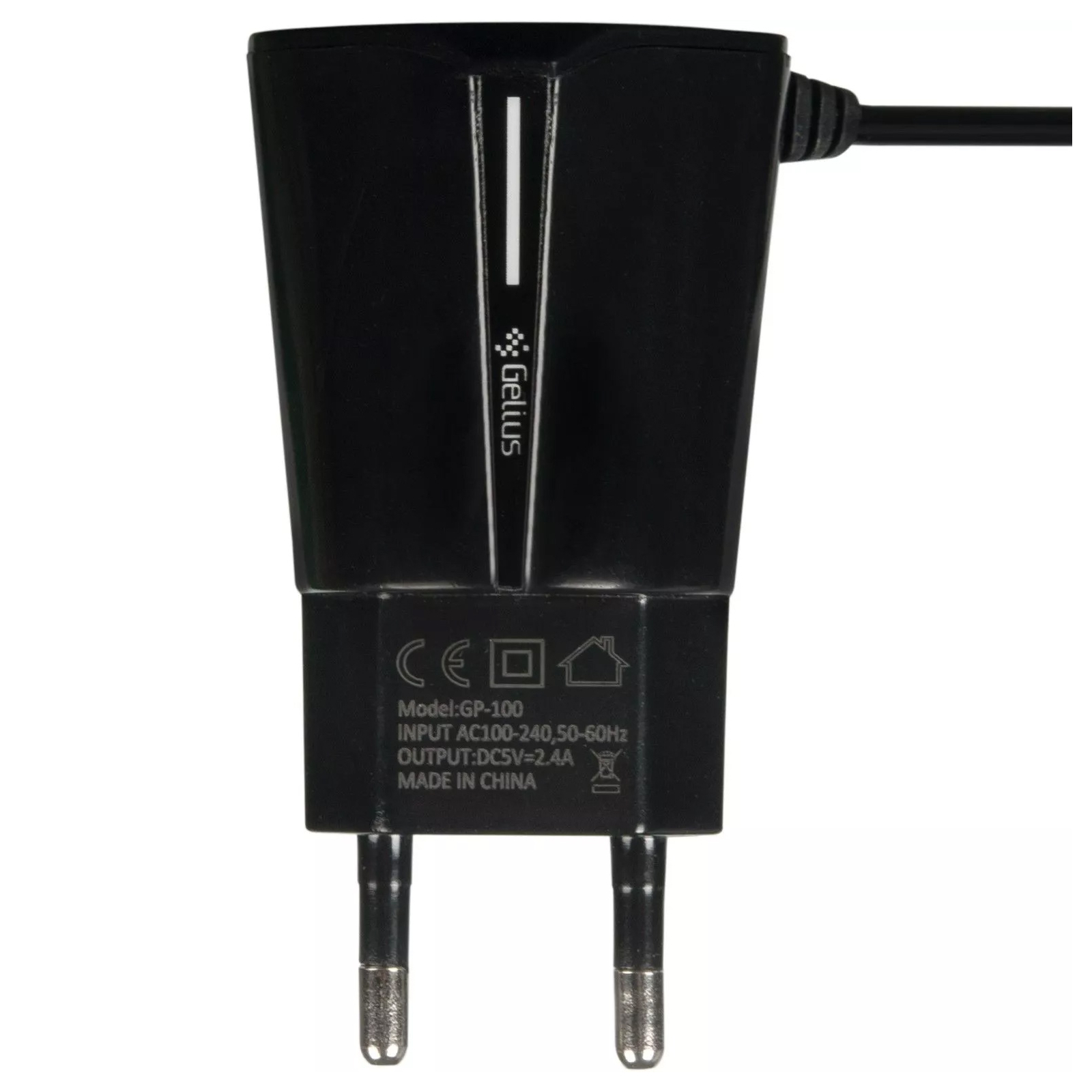 Зарядний пристрій Gelius Pro Edition Auto ID 2USB + Cable iPhone 8 2.4A Black (00000072153) зображення 3