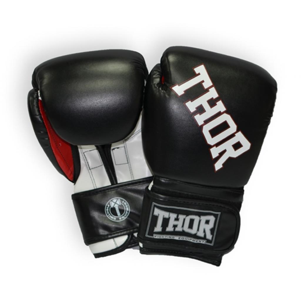 Боксерские перчатки Thor Ring Star 14oz White/Red/Black (536/01(PU)WHITE/RED/BLK 14 oz.)