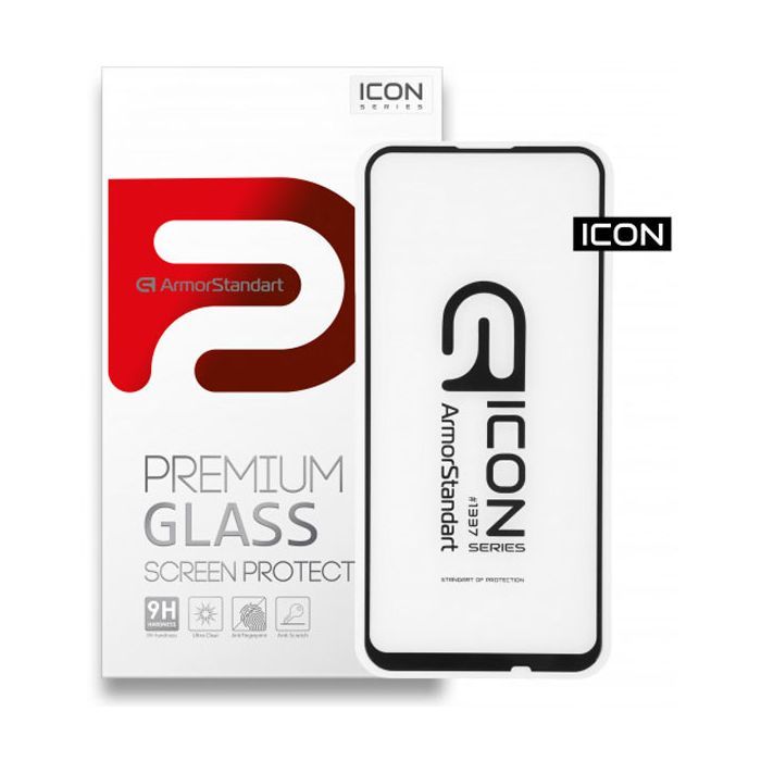 Стекло защитное Armorstandart Icon Huawei P40 Lite E Black (ARM56466-GIC-BK)