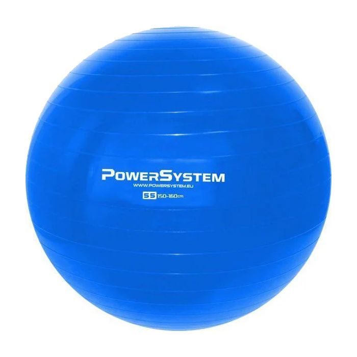 М'яч для фітнесу Power System PS-4011 55cm Blue (PS-4011_55cm_Blue)