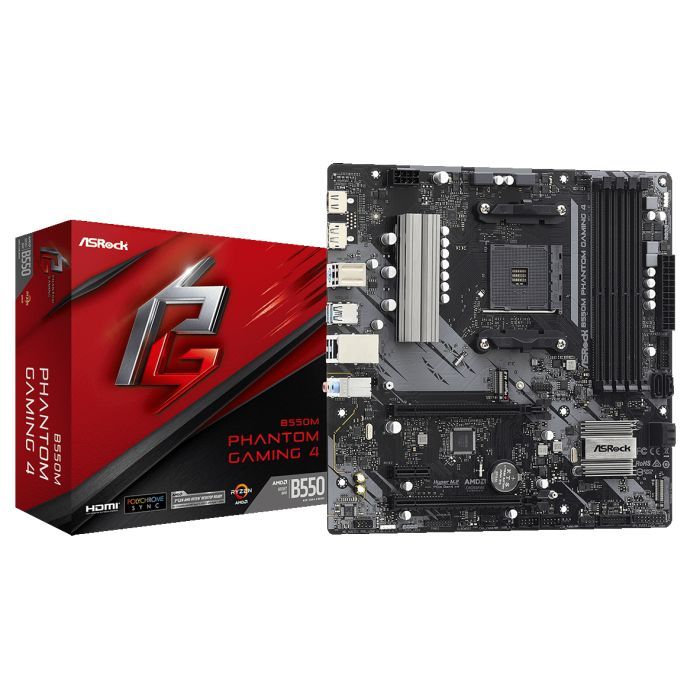 Материнская плата ASRock B550M PHANTOM GAMING 4 изображение 2