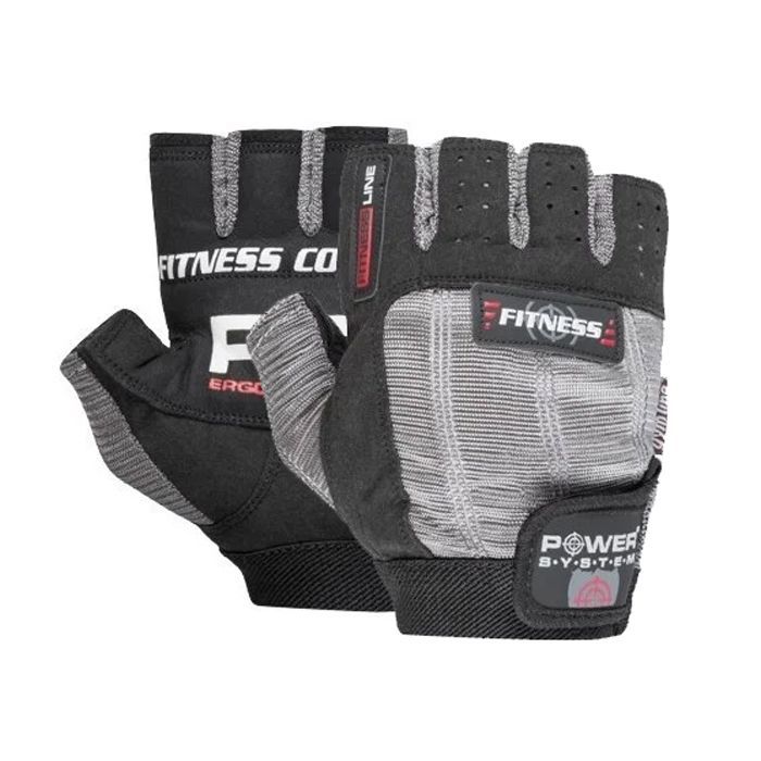 Перчатки для фитнеса Power System Fitness PS-2300 Grey/White M (PS-2300_M_Grey-White)