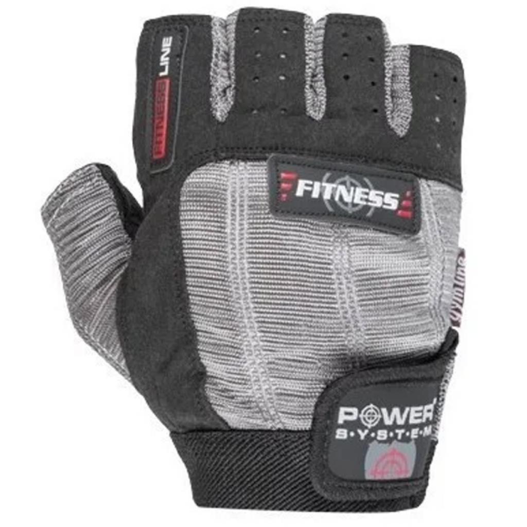 Перчатки для фитнеса Power System Fitness PS-2300 L Grey/Black (PS-2300_L_Black-grey) изображение 3