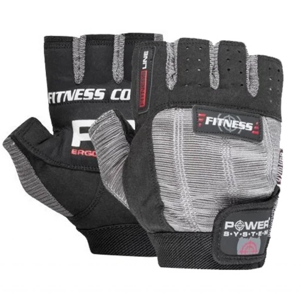 Перчатки для фитнеса Power System Fitness PS-2300 XS Grey/Black (PS-2300_XS_Black-grey)