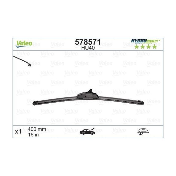 Щітка склоочисника Valeo 578571