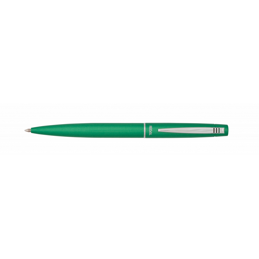 Ручка шариковая Regal Синяя 0.7 мм Зеленый корпус в футляре (R285422.PB10.B) изображение 2