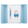 Ручка шариковая Langres набор ручка + крючок для сумки Lightness Синий (LS.122030-02)