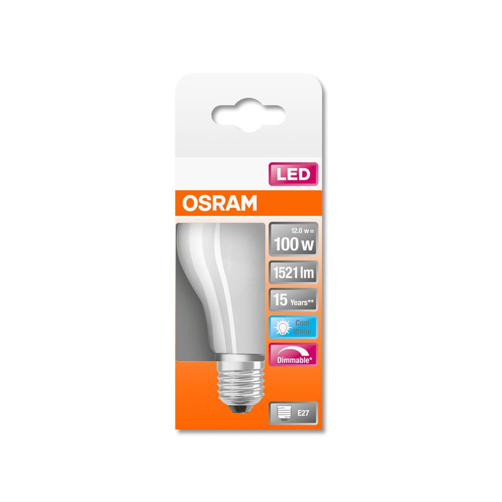 Лампочка Osram SST CLAS A 100 12 W/4000K E27 (4058075434707) изображение 4