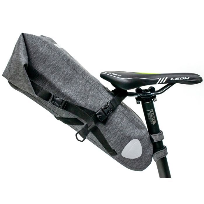 Сумка подседельная Bravvos "байкпакинг" 62x14x14 см A2-402 Grey (BIB-027)
