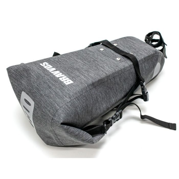 Сумка подседельная Bravvos "байкпакинг" 62x14x14 см A2-402 Grey (BIB-027) изображение 2