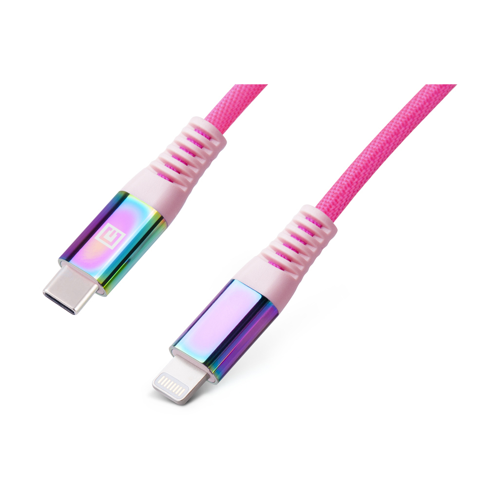Дата кабель USB-C to Lightning 1.0m MFI Rainbow REAL-EL (EL123500054) зображення 3