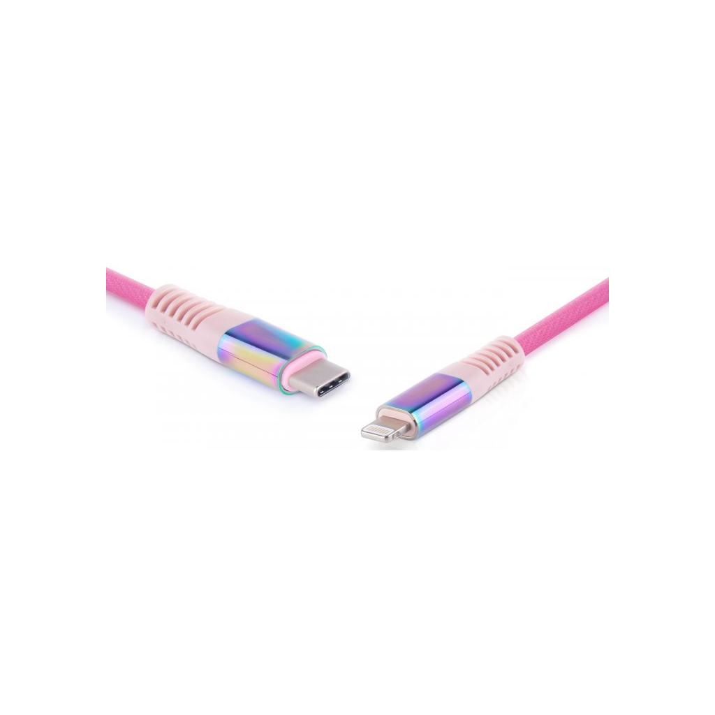 Дата кабель USB-C to Lightning 1.0m MFI Rainbow REAL-EL (EL123500054) зображення 5