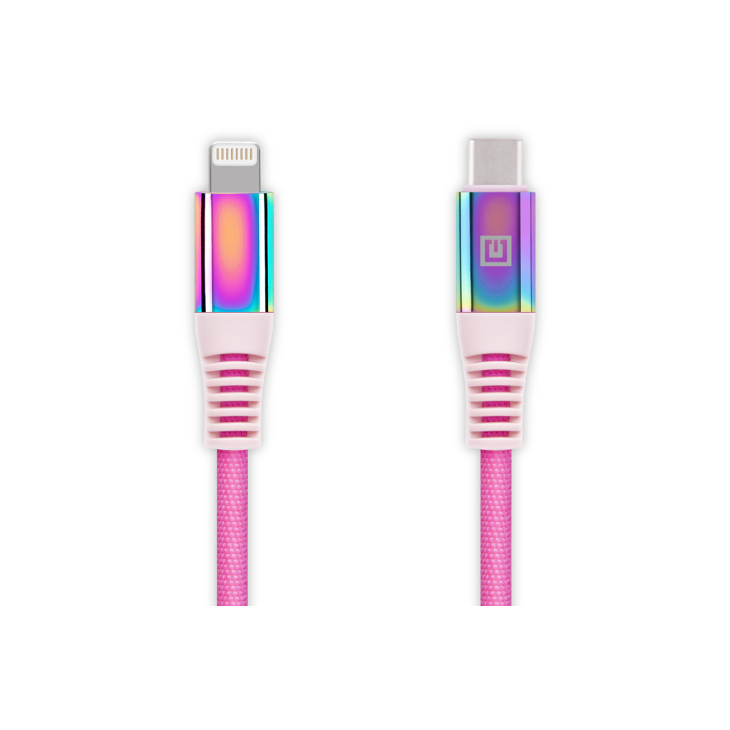 Дата кабель USB-C to Lightning 1.0m MFI Rainbow REAL-EL (EL123500054) зображення 6