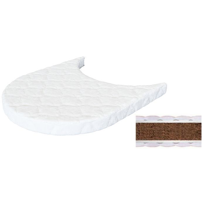 Матрас для детской кроватки Ingvart секция матрас полумесяц 60х65, кокос (6015252)